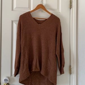 Brown American eagle sweater